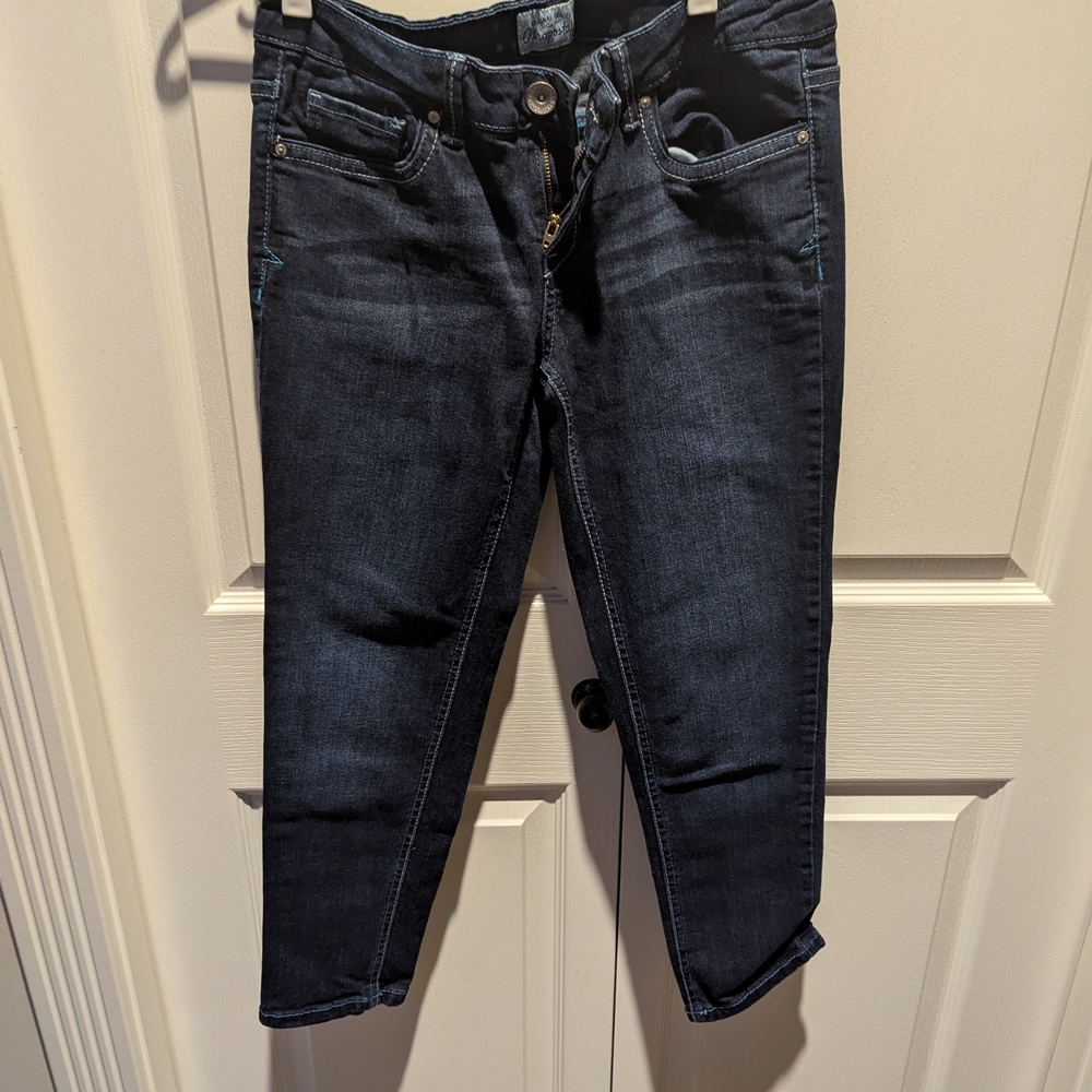 Aeropostale Midnight Blue Cropped Jeans